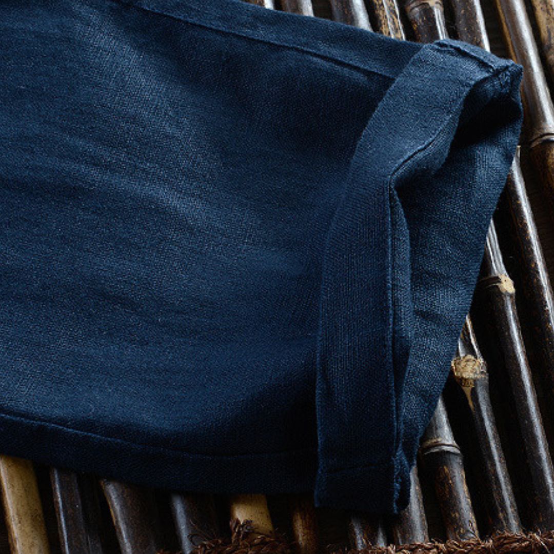 Herrenhose Elastisch Leinen