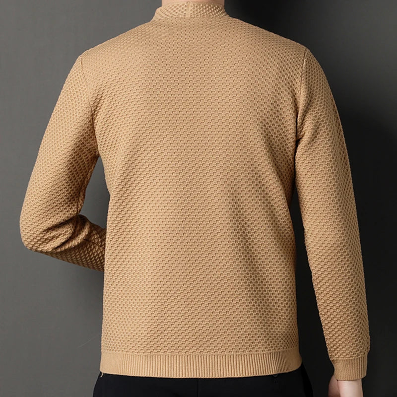 Herren Slimfit Blazer Jacquardmuster
