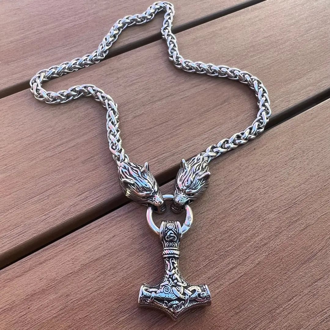 Collier Collier de Mjolnir - Protection des loups - Odins Hall