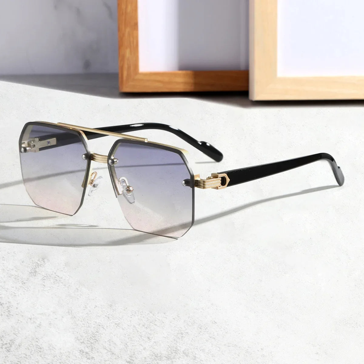 Herren Sonnenbrille Geometrisch Sportlich Modern