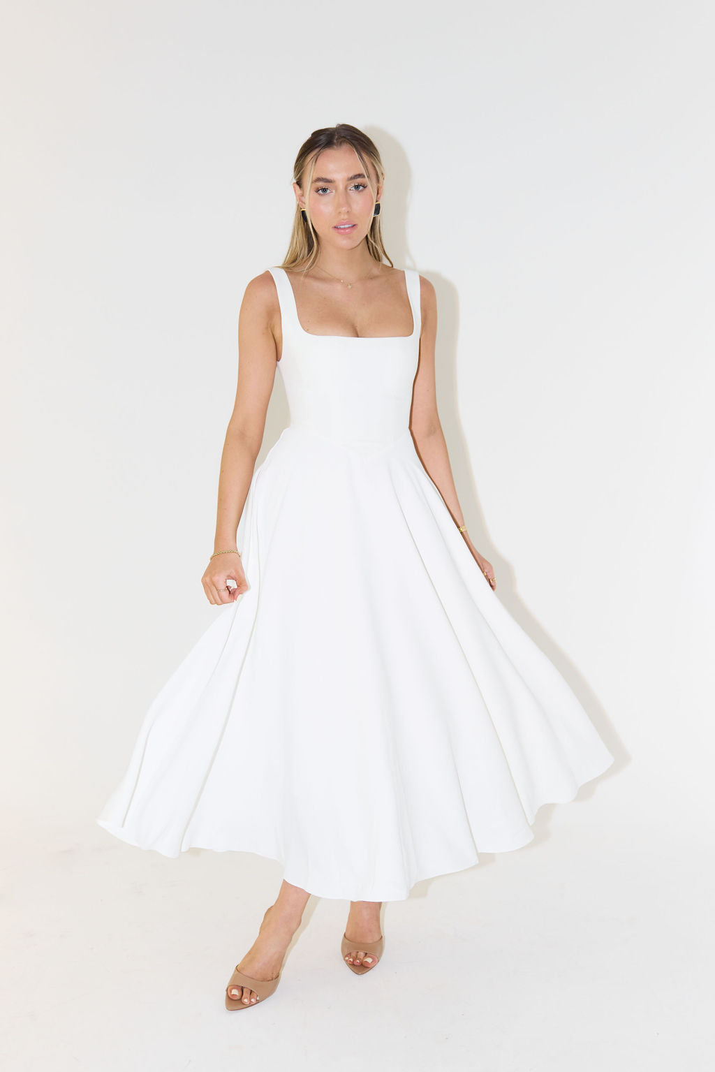 Damen Elegantes Midi-Kleid Vielseitig Chic - Norvielle