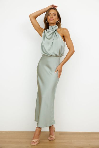 Damen Asymmetrisches Midikleid Elegantes Design - Norvielle