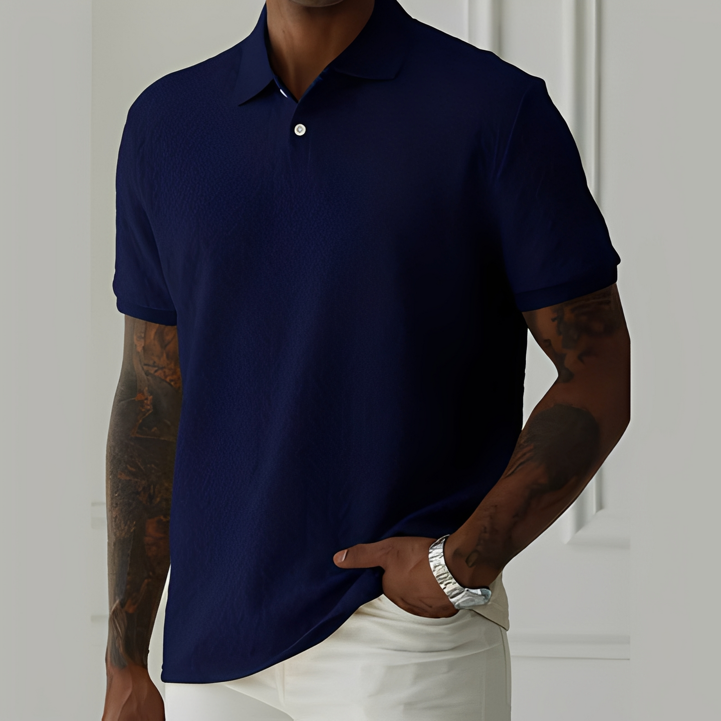 Herren Polo Shirt Slim Fit Modern