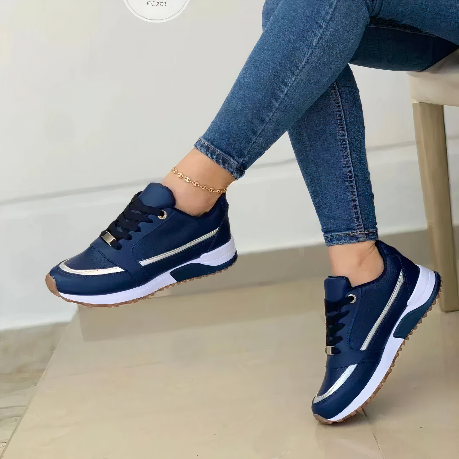 Damen Orthopädische Walkingschuhe Weich Schnürschuhe Bequem - Norvielle