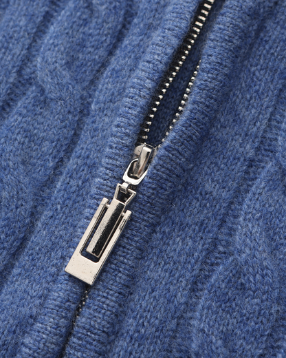 Herren Pullover Kaschmir Chunky Knit Warm Kabelmuster