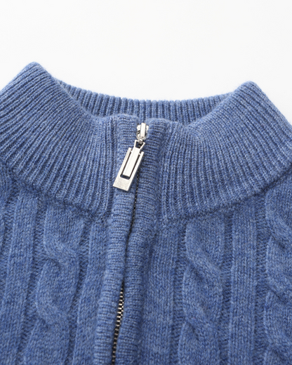 Herren Pullover Kaschmir Chunky Knit Warm Kabelmuster