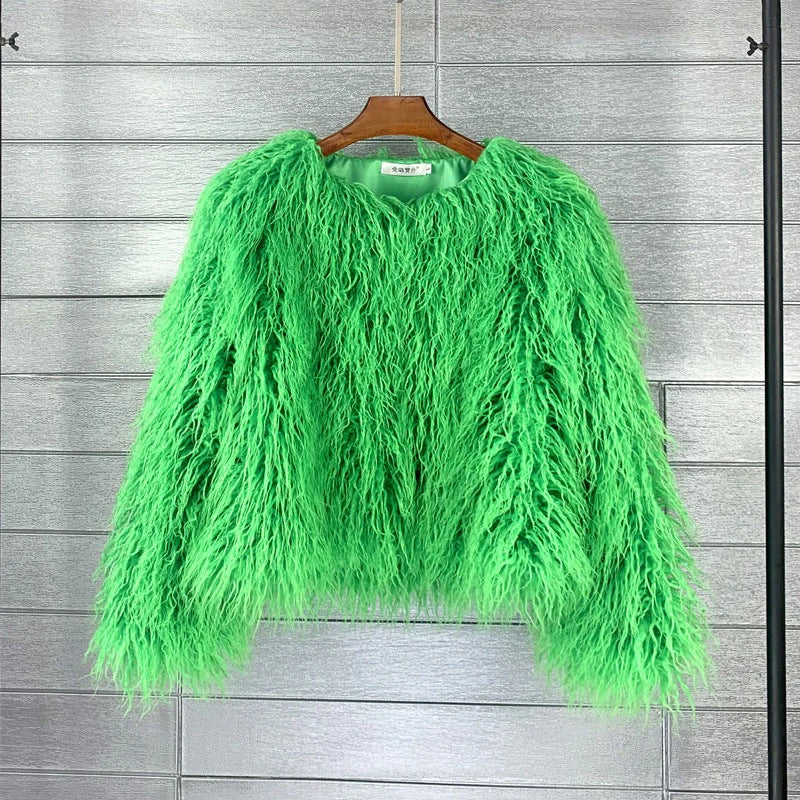 Damen Winterjacke Flauschig Warm