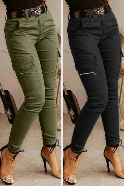 Damen Cargo-Hose Modern Bequem