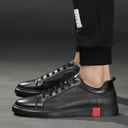 Herren Leder Sneaker Qualität