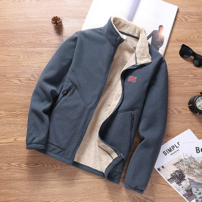 Herren Outdoor-Jacke Fleecegefüttert Warm