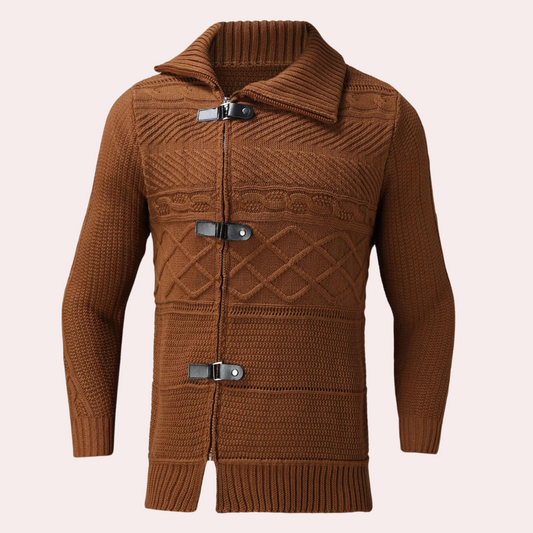 Herren Rollkragenpullover Merinowolle Warm Klassisch - Norvielle