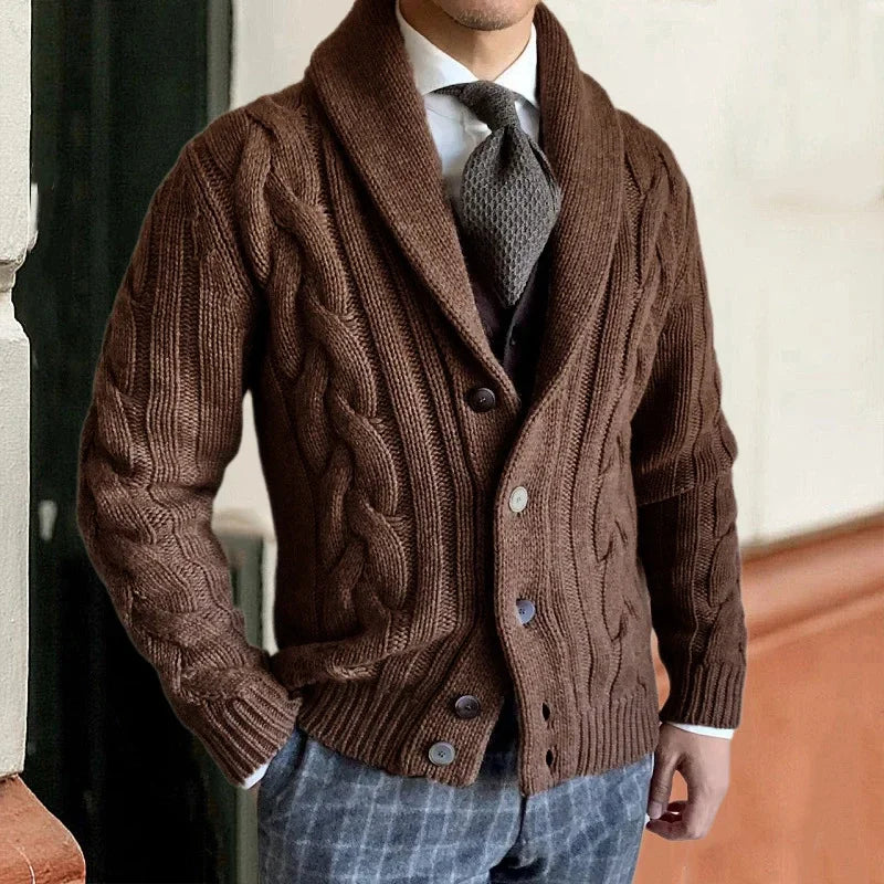 Herren Kardigan Warm Flauschig Winter