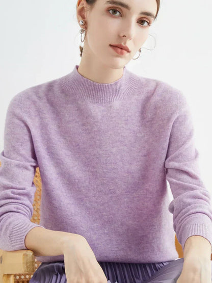 Damen Pullover Langarm Elegantes Design