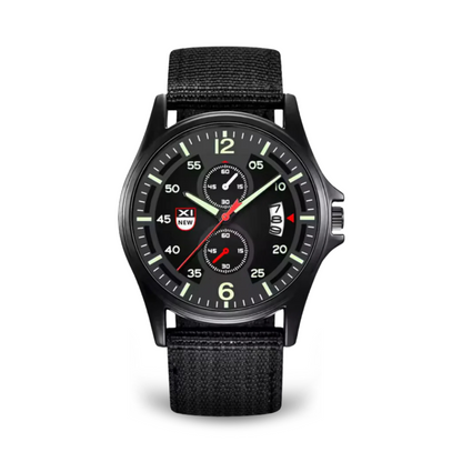 Herren Quarz Uhr Militärstil