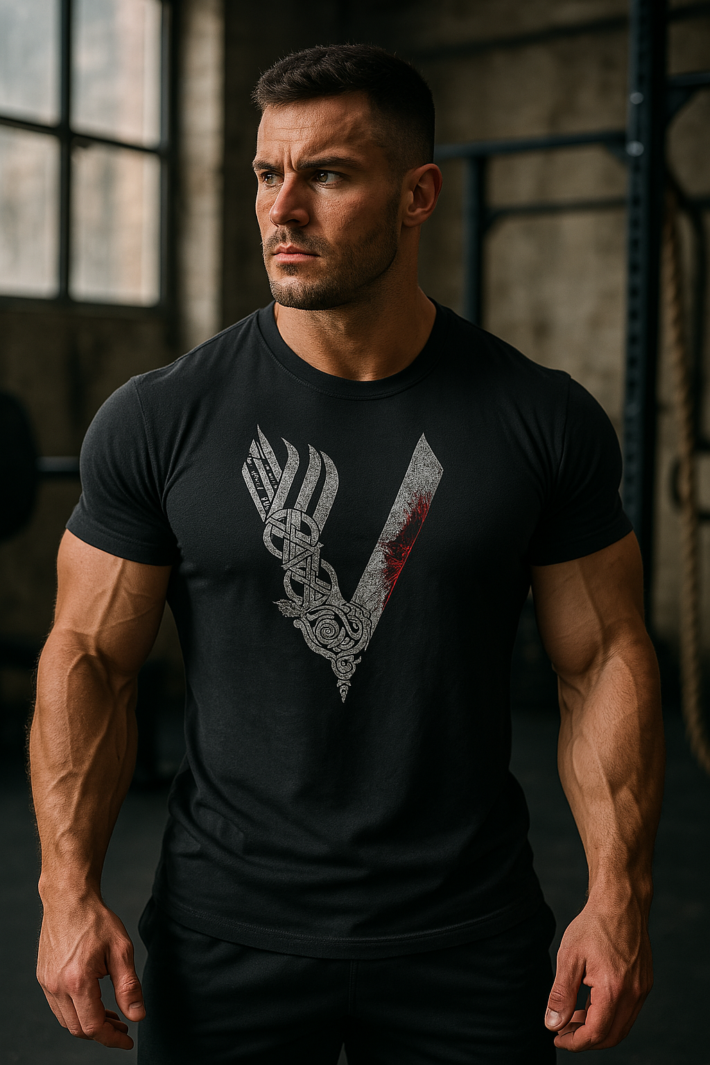 Herren T-Shirt Baumwolle Leicht Bequem Weiss