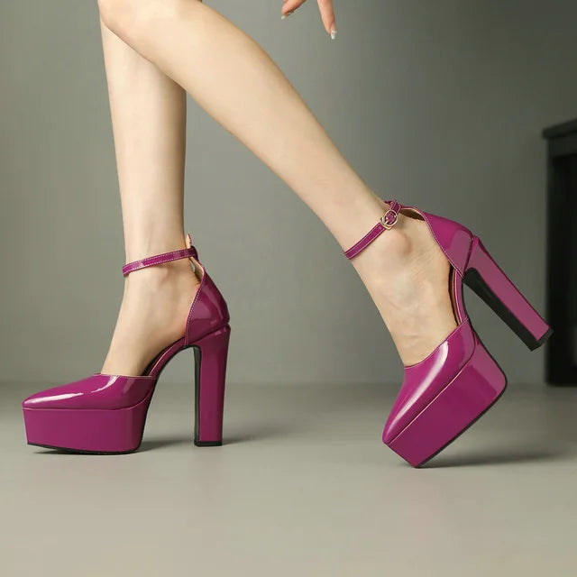 Damen Hochhackige Pumps Rosa Elegant