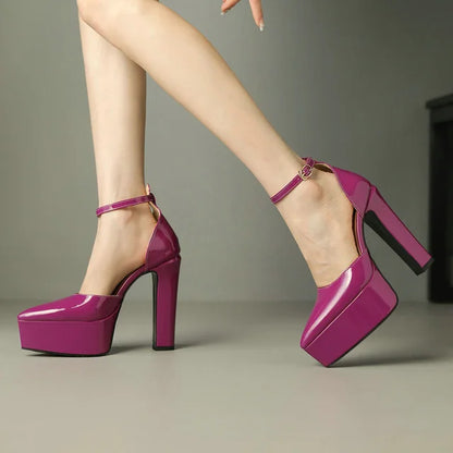 Damen Hochhackige Pumps Rosa Elegant