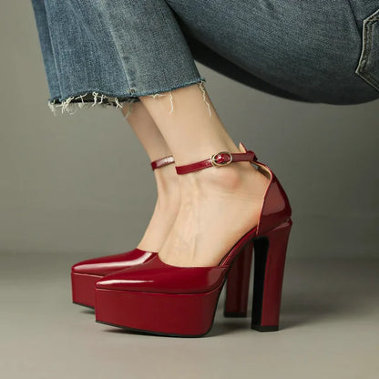 Damen Hochhackige Pumps Rosa Elegant