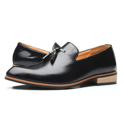 Herren Leder Loafer Elegant