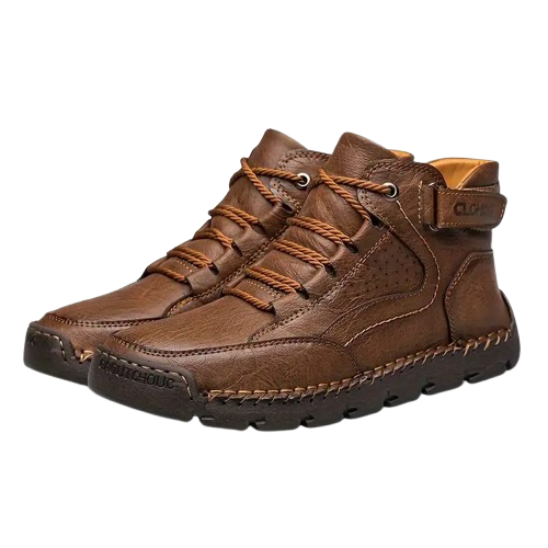 Herren Wanderschuhe Leder Orthopädisch Bequem