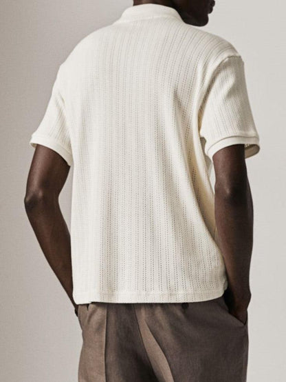 Herren Poloshirt Strick Modern Elegantes Design