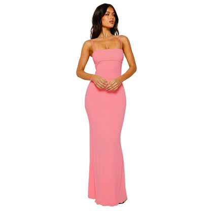 Valéria Abendkleid in Rosa – elegantes Maxikleid für Partys und Events