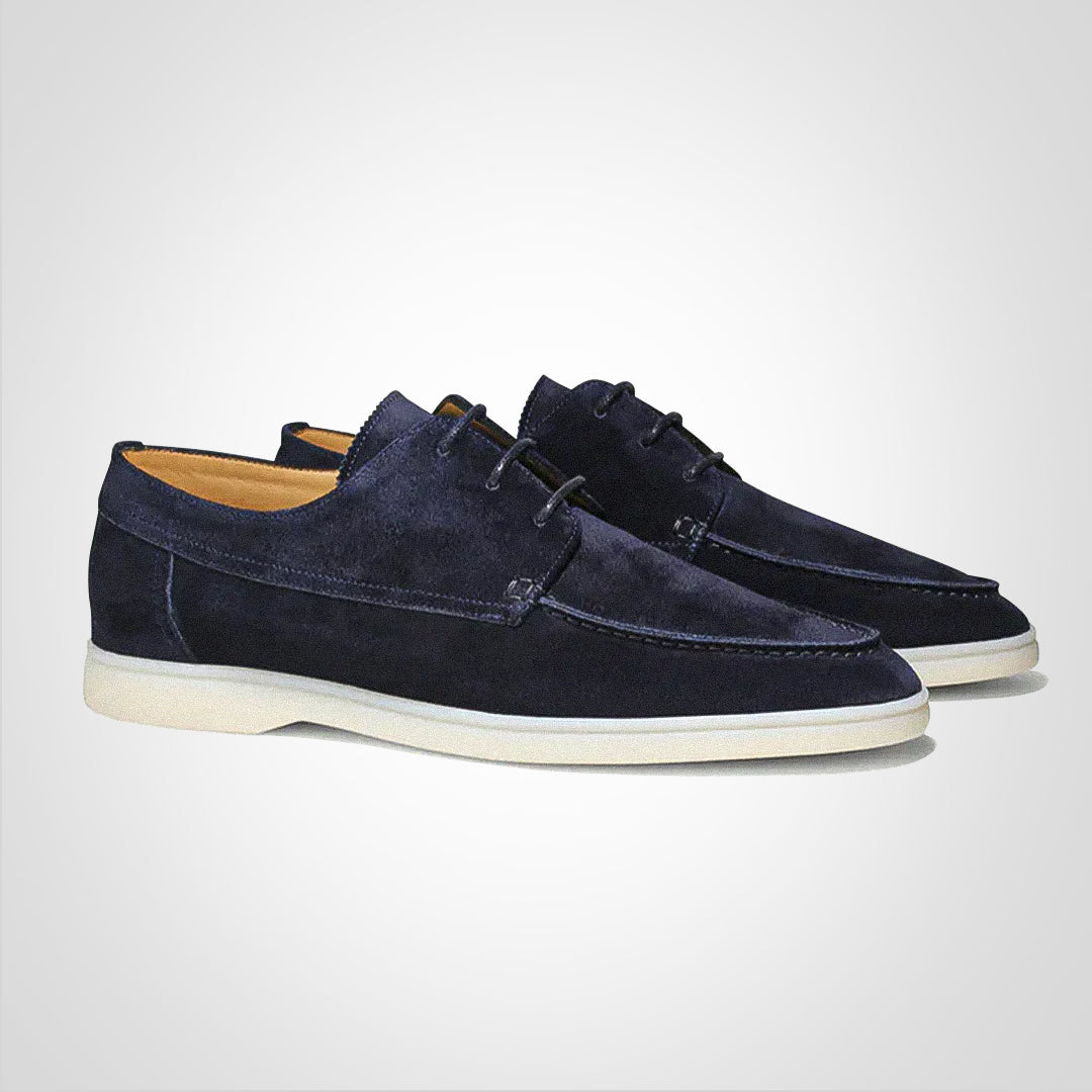 Herren Schnürstiefel Braun Casual Leder