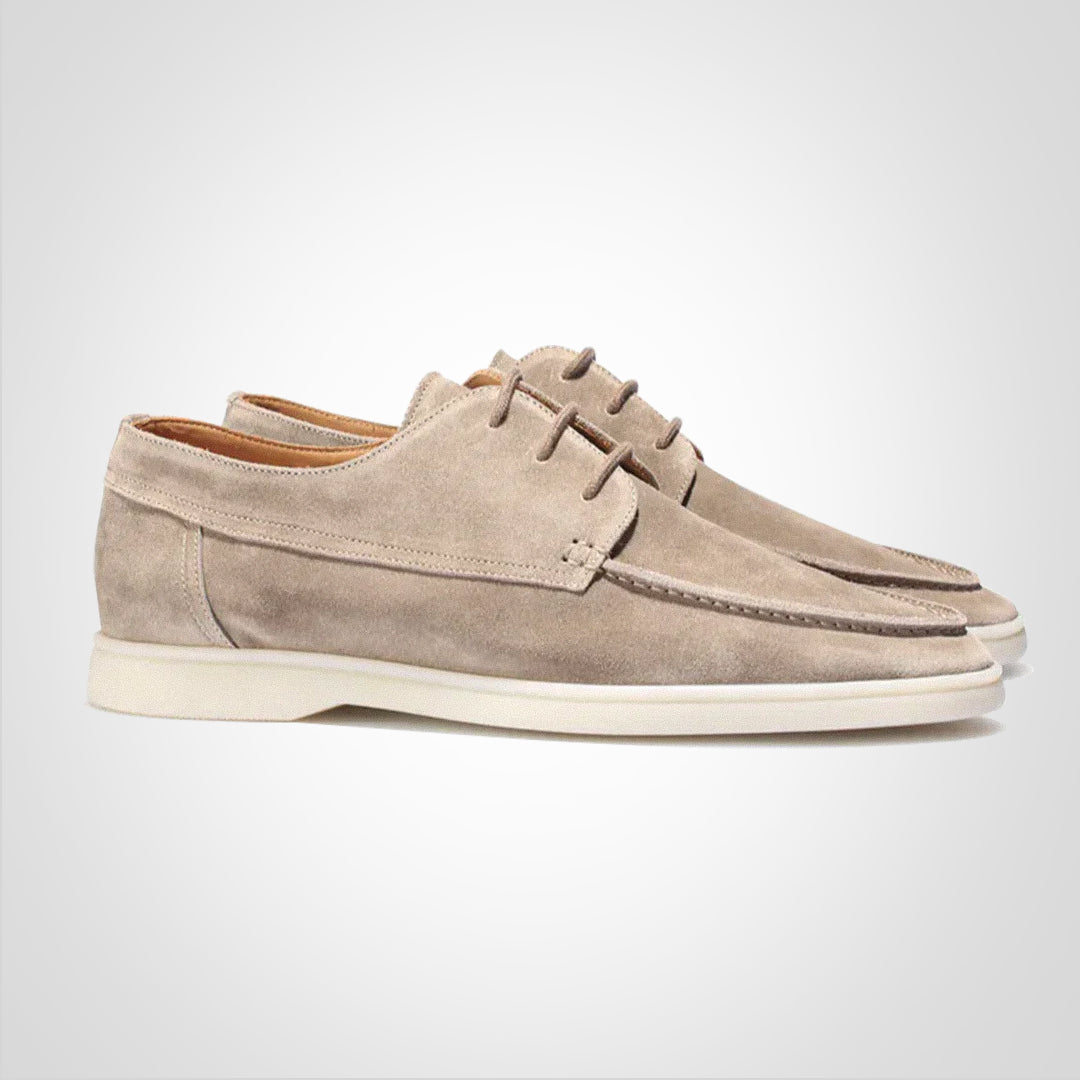 Herren Schnürstiefel Braun Casual Leder