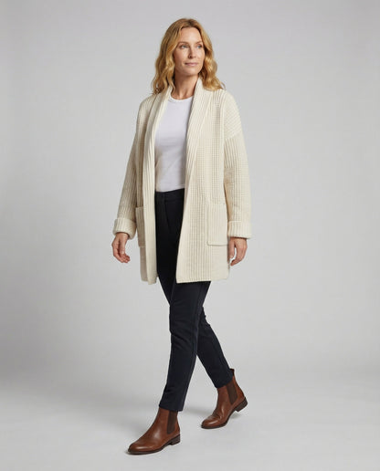 Weicher Damen Cardigan Elegante Jacke Modern - Norvielle