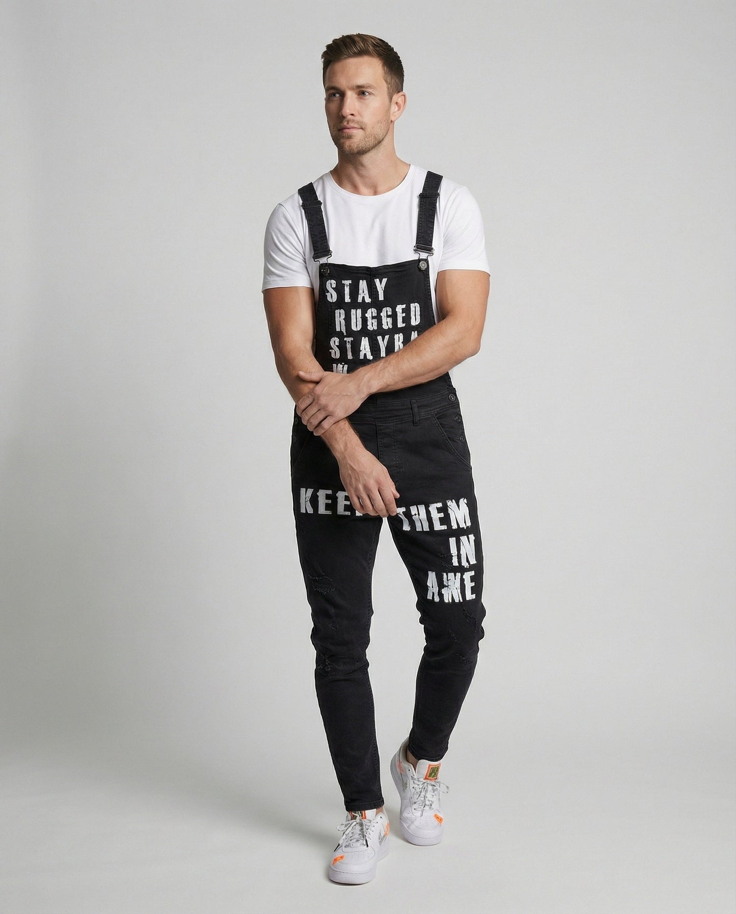 Herren Latzhose Bequem Freizeit - Norvielle