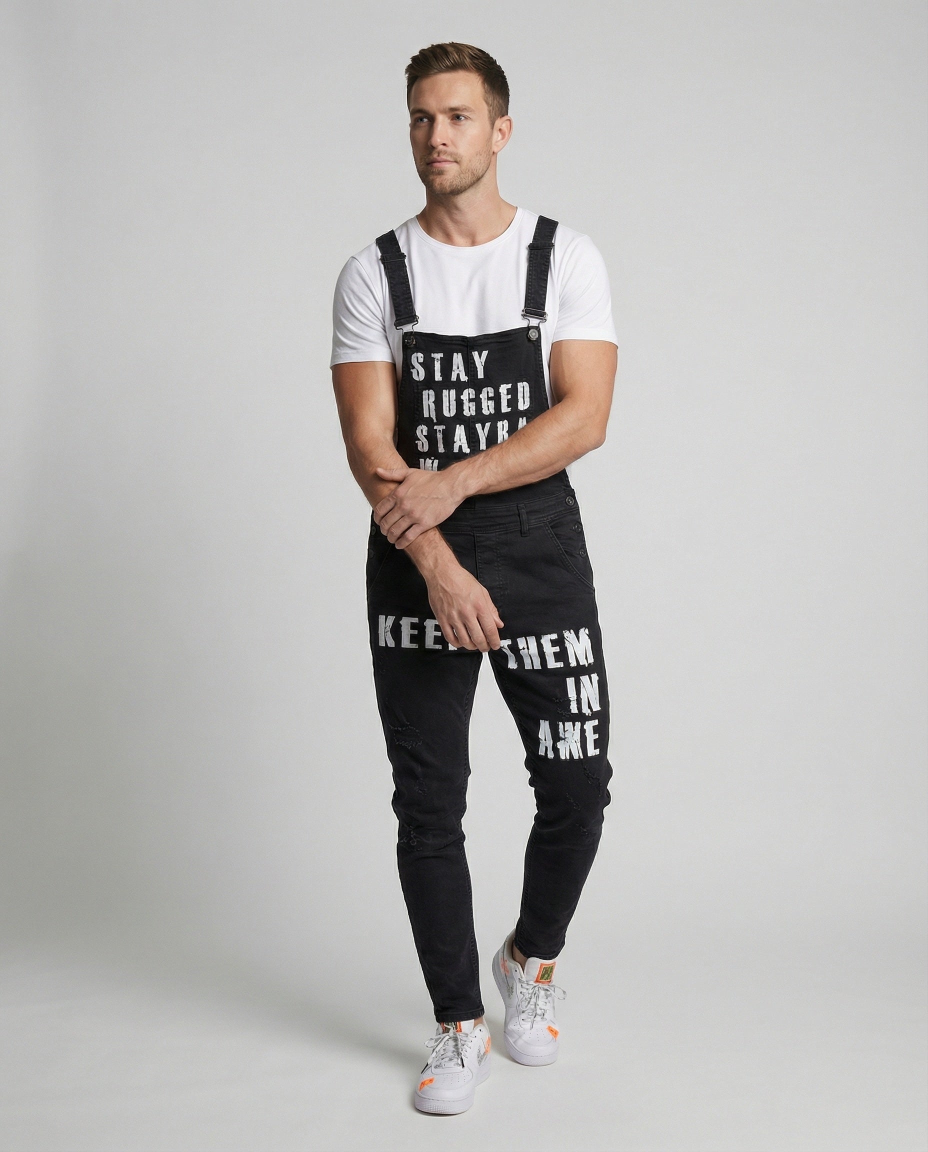 Herren Latzhose Bequem Freizeit - Norvielle