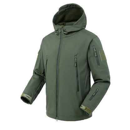 Herren Wanderjacke Wasserdicht Isoliert Fleece