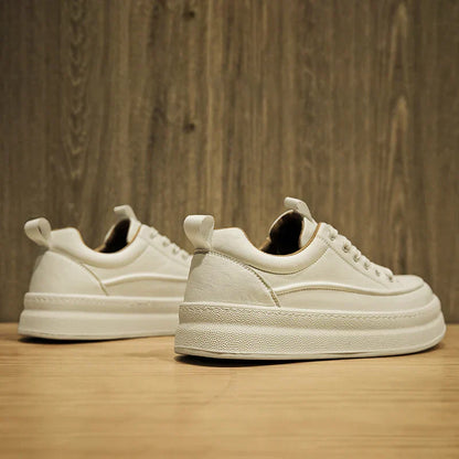 Herren Leder Sneaker Sportlich