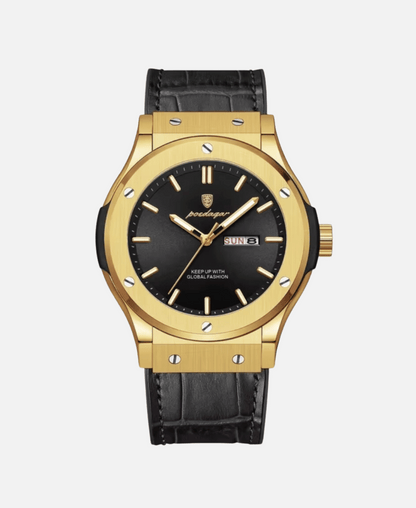 Herrenuhr Klassisch Leder Armband Elegantes Design
