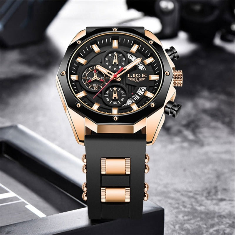 Herrenuhr Leder Pilotenuhr Klassisch