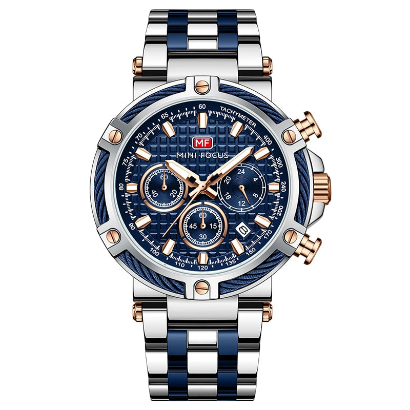 Herren Quarzuhr Maritime Armbanduhr