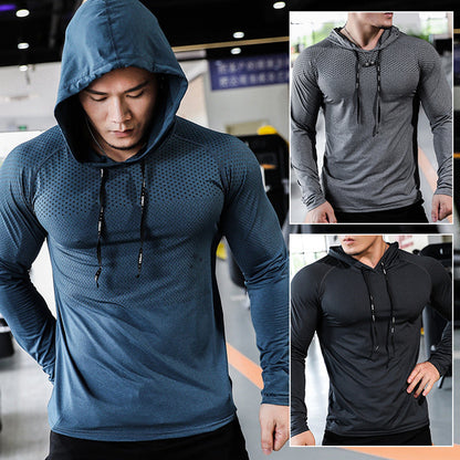 Herren Kapuzenpullover Atmungsaktives Material Sportlich