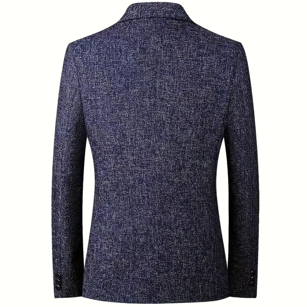 Herren Blazer Slimfit Grau Marineblau