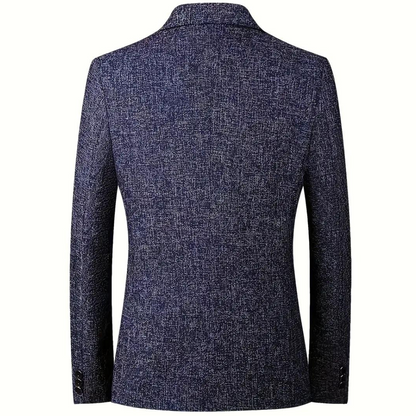 Herren Blazer Slimfit Grau Marineblau