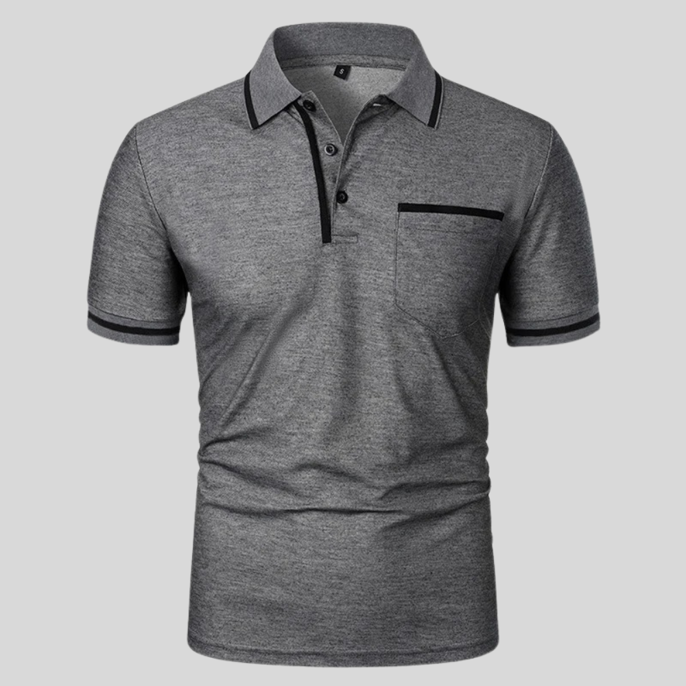 Herren Poloshirt Slim Fit Kurzarm Klassisch