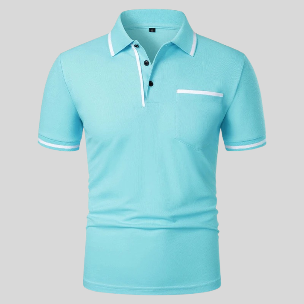 Herren Poloshirt Slim Fit Kurzarm Klassisch