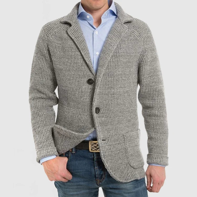 Herren Slim-Fit Blazer Businessanzug Modern