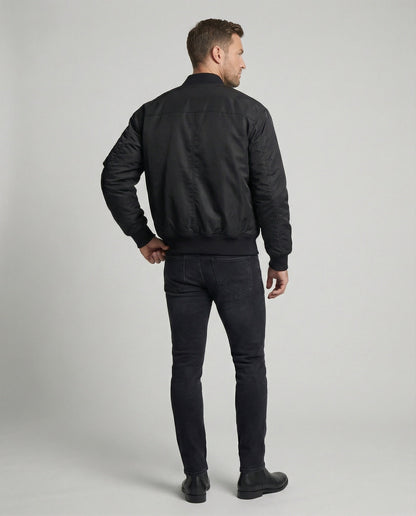 Herren Winterjacke Gefüttert Bomberjacke