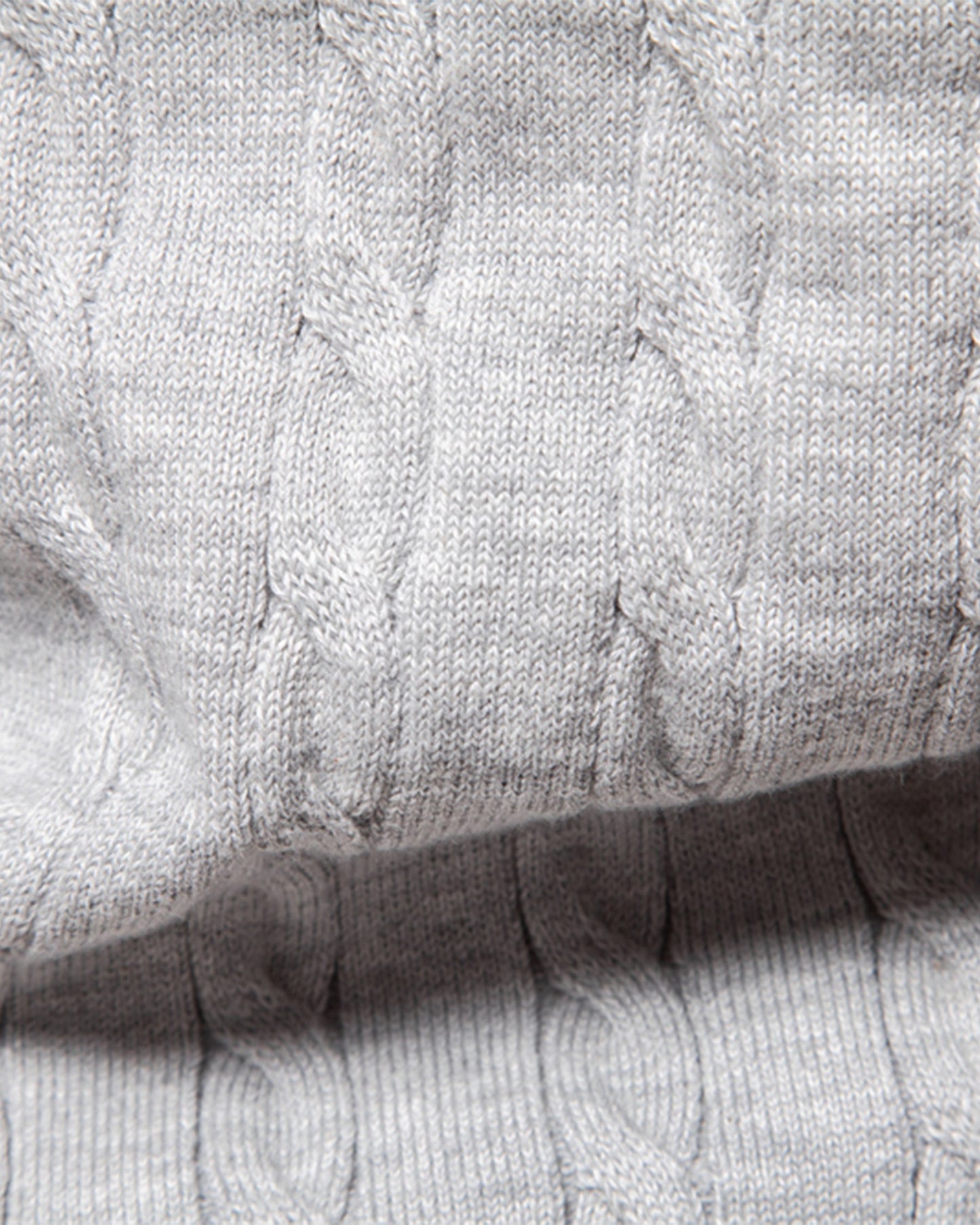 Herren Strickpullover Zopfmuster Baumwolle Bequem