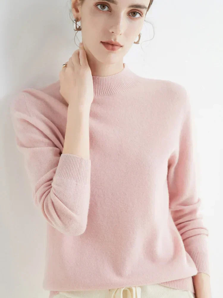 Damen Pullover Langarm Elegantes Design