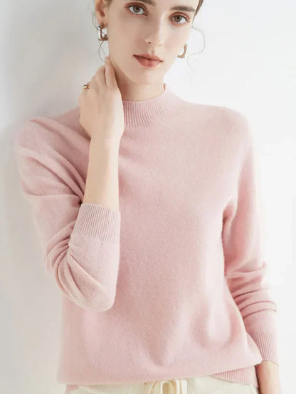 Damen Pullover Langarm Elegantes Design