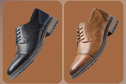 Herren Schnürschuhe Große Größen Elegantes Leder