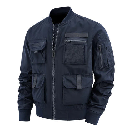 Herren Cargo-Jacke Multifunktionell Mit vielen Taschen