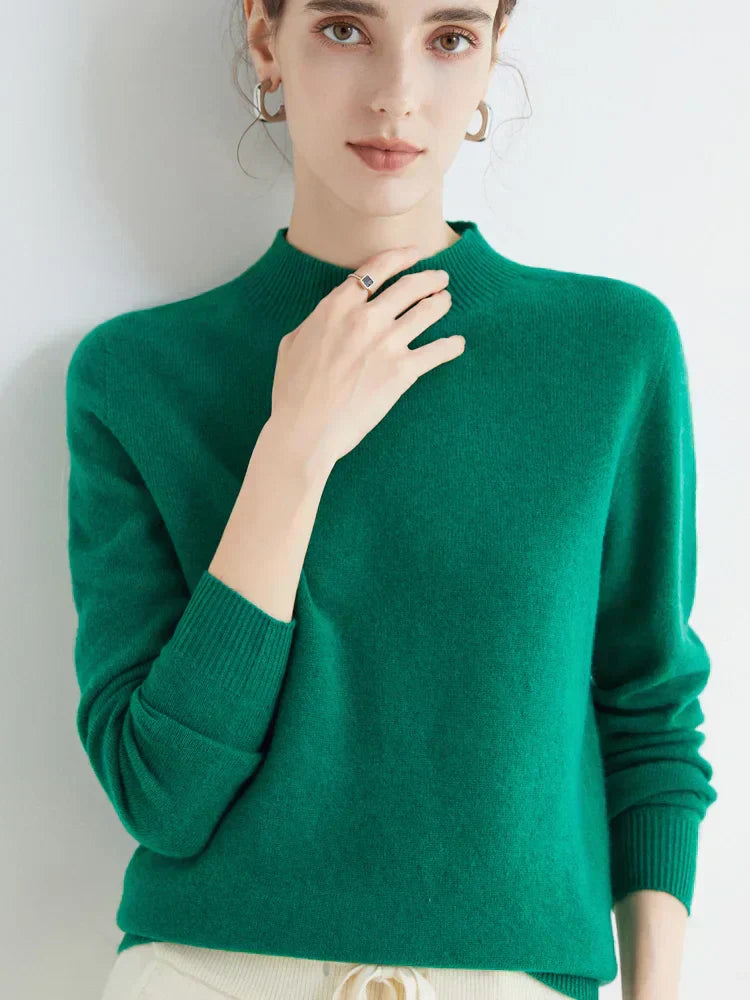 Damen Pullover Langarm Elegantes Design