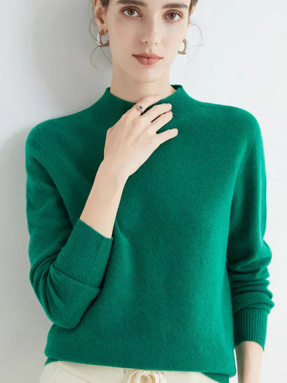 Damen Pullover Langarm Elegantes Design